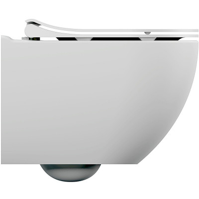 Унитаз Cersanit Brasko Smart Clean On DPL EO slim LP 64824 подвесной с сиденьем микролифт