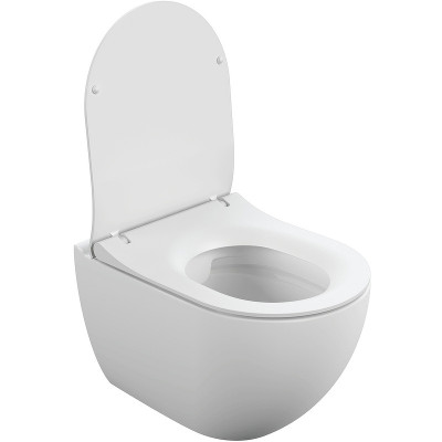 Унитаз Cersanit Brasko Smart Clean On DPL EO slim LP 64824 подвесной с сиденьем микролифт
