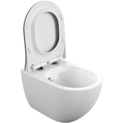 Унитаз Cersanit Brasko Smart Clean On DPL EO slim LP 64824 подвесной с сиденьем микролифт