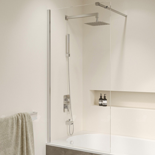 Шторка на ванну RGW Screens SC-052 90x150 35115209-11 прозрачная профиль хром