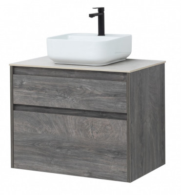 Тумба под раковину Aquanet Nova Lite 75 дуб рошелье (2 ящика) подвесная (00242273)