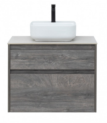 Тумба под раковину Aquanet Nova Lite 75 дуб рошелье (2 ящика) подвесная (00242273)