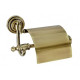 Настенный держатель туалетной бумаги Boheme Medici 10601 с крышкой бронза  (10601)