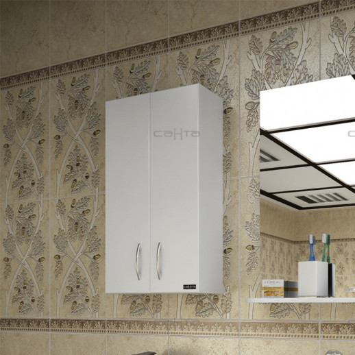 Шкаф для ванной комнаты навесной СаНта ПШ Стандарт 40х70 см, белый