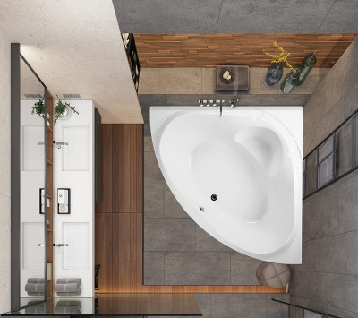 Акриловая ванна Vagnerplast Athena 150x150 четверть круга