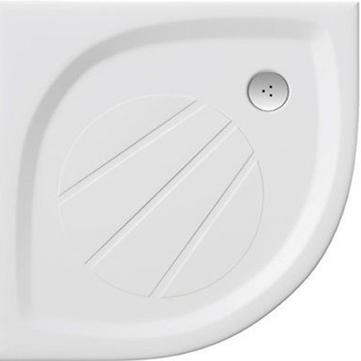 RAVAK Galaxy Pro XA237701010  Поддон душевой Elipso Pro-90 полукруглый, белый, литой мрамор