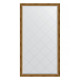 Зеркало напольное Evoform ExclusiveG Floor 198х108 BY 6343 с гравировкой в багетной раме Состаренная бронза с плетением 70 мм  (BY 6343)