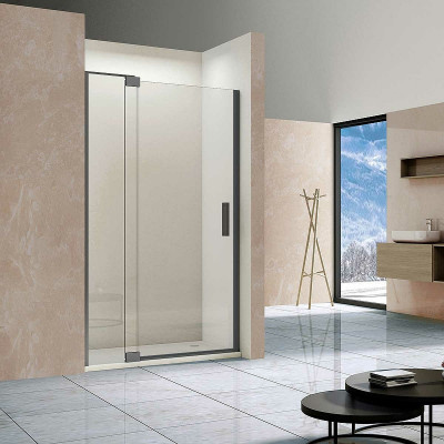 Душевая дверь Vincea Extra 90 VDP-1E8090CLGM пр-ль вороненая сталь стекло прозрачное