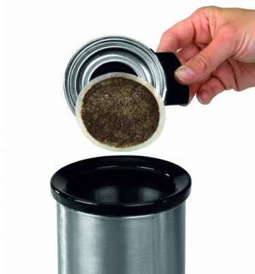 Brabantia 371424 настольный контейнер для мусора, матовая сталь, 1 л