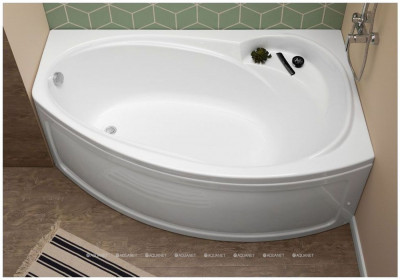 Акриловая ванна Aquanet Jersey 170x90 R пристенная асимметричная (00203989)