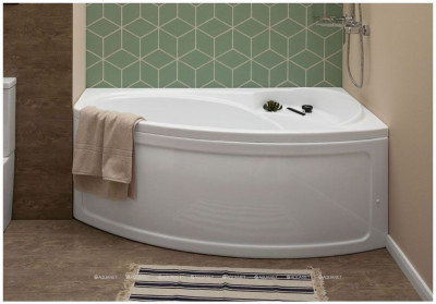 Акриловая ванна Aquanet Jersey 170x90 R пристенная асимметричная (00203989)