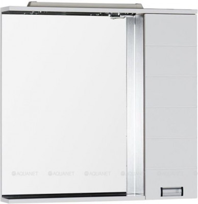Зеркало-шкаф в ванную Aquanet Сити 90 L венге (00158575)
