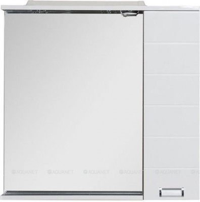 Зеркало-шкаф в ванную Aquanet Сити 90 L венге (00158575)