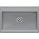Кухонная мойка кварц Paulmark Stepia-750 PM117551-GRS серый прямоугольная 1 чаша без крыла  (PM117551-GRS)
