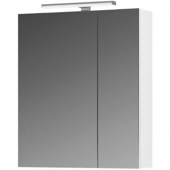 Зеркальный шкафчик в ванную Vigo Plaza 60 zsh.PLA.60.El с подсветкой белый
