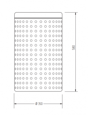 Корзина для белья 55л MIGLIORE Complementi 21991, золото (средняя)