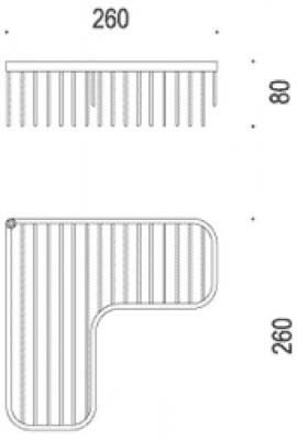 Colombo Angolari B9611.000 полка