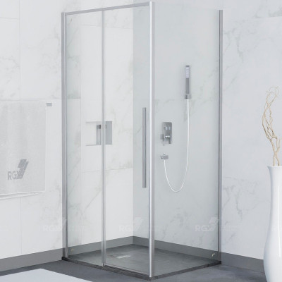 Душевой уголок RGW Stilvoll SV-42 140х70 32324274-011 прозрачный профиль хром прямоугольный