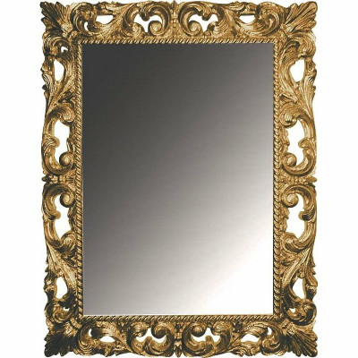 Зеркало в ванную Boheme 514-P 75х95 см, бронза Поталь