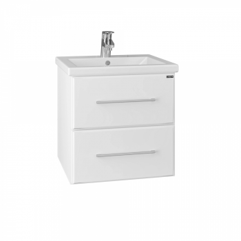 Тумба подвесная СаНта "Омега-50" 2 ящ. ЛЮКС (с умывальником Комо 50)