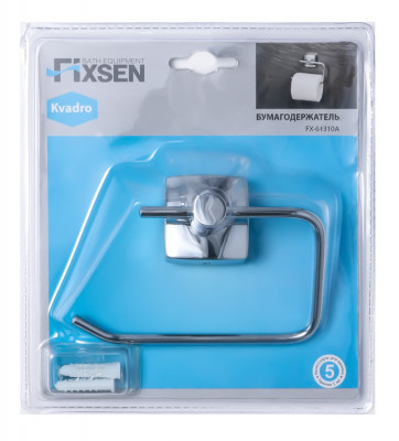 Бумагодержатель FIXSEN Kvadro (FX-61310A), цвет хром