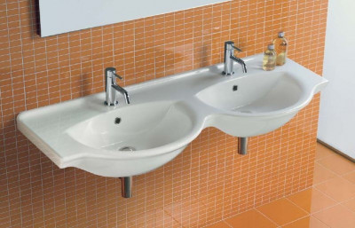 HATRIA Sophie Y0Q501 подвесная раковина 125см (125см х 55см)