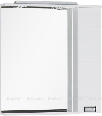 Зеркало-шкаф в ванную Aquanet Сити 85 белый (00157611)