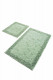 Комплект ковриков для ванной Primanova (2 предмета) 60х100 см и 50х60 см. STONE мятный, DR-63020  (DR-63020)