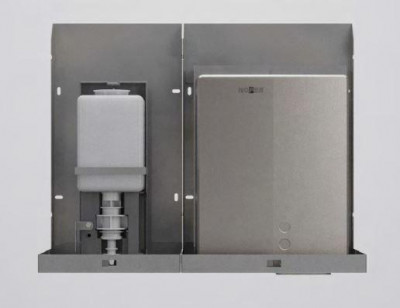 Дозатор для мыла встраиваемый за зеркалом Nofer 12053.S2 (1л)