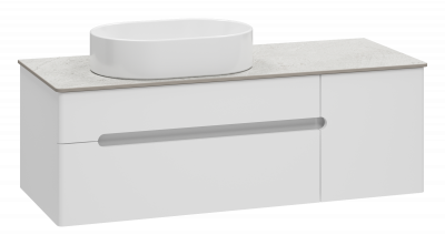 Тумба под раковину подвесная Misty Роял 120 подвесная белая (П-Роя-01120-011П2Я)