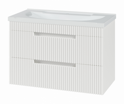 Тумба подвесная Brevita Ariana 80 белый (ARI-01080-0742Я) с раковиной