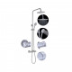 Душевая система с термостатом FASHUN A52427, сатин  (A52427)