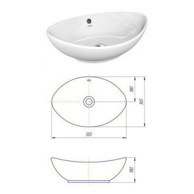 Тумба под раковину для ванной Style Line Атлантика 60 Люкс Plus подвесная со столешницей бетон темный (СС-00002279)