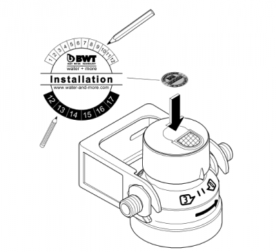 Комплект подключения для фильтра GROHE Blue (64508001)