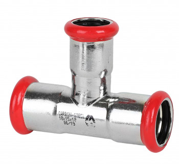 Тройник переходной пресс MVI 35x22x35 (оцинкованная сталь) CF.541.080608