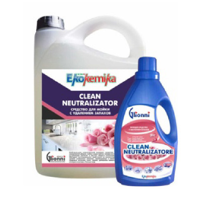Ekokemika Clean neutralizzatore универсальное нейтральное средство для твёрдых поверхностей, 0.95 л