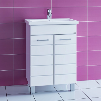 Тумба напольная СаНта "Омега-60" (с умывальником Фостер 60)