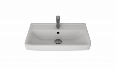 Мебельный умывальник Dreja Mini 60 СК см, белая керамика