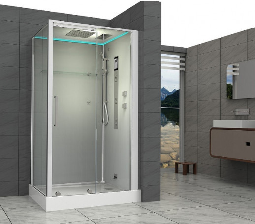 Душевая кабина Timo Premium 120x90 H-520L с баней с гидромассажем прямоугольная