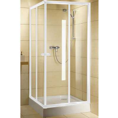 Душевой уголок Radaway Classic C 80x80 30060-04-01 профиль белый стекло прозрачное квадратный