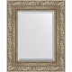 Зеркало настенное Evoform Exclusive 55х45 BY 3357 с фацетом в багетной раме Виньетка античное серебро 85 мм  (BY 3357)