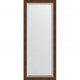 Зеркало настенное Evoform Exclusive 152х62 BY 1187 с фацетом в багетной раме Орех 65 мм  (BY 1187)