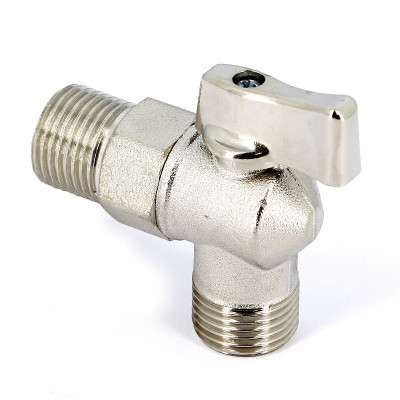 Кран шаровой НН UNI-FITT для подключения бачков/смесителей 1/2" угловой (180N2000)