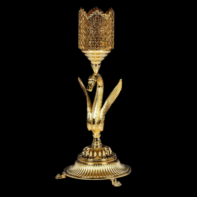 MIGLIORE Luxor 26151 подсвечник одинарный 35 см, золото