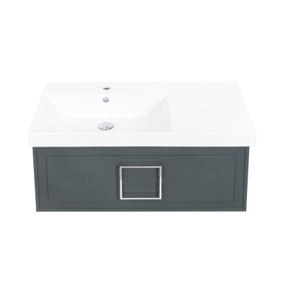 Раковина на тумбу La Fenice Cubo CU.NN.90L, чаша слева