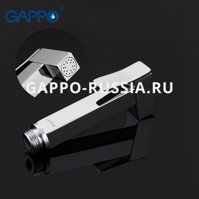Смеситель с гигиеническим душем Gappo Jacob однорычажный хром (G7207)