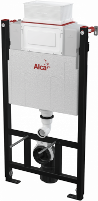 Скрытая система инсталляции для сухой установки (для гипсокартона), управление сверху или спереди AlcaPlast AM118/1000