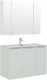 Комплект мебели для ванной Aquanet Алвита New 100 3 дверцы, белый матовый (00274111)  (00274111)