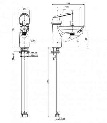 Смеситель на борт ванны FIMA Carlo Frattini Serie 2 F3214/2NCR хром