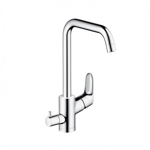 Hansgrohe Focus 31823000 смеситель для кухни с переключением на посудомоечнную машину, хром